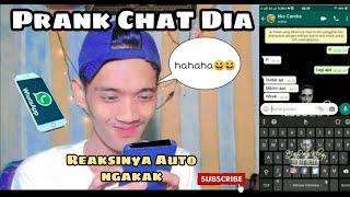 #Vlog4 PRANK CHAT DOI REAKSINYA AUTO BIKIN NGAKAK