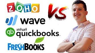 TOP 5 Accounting Software For Small Businesses 2024 - Quickbooks vs xero vs freshbooks vs wave