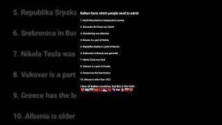 Balkan facts which people need to admit