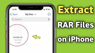 iPhone : How to open RAR files on iPhone [Extract .RAR]