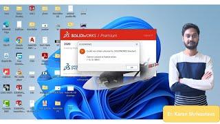 How to solve SolidWorks error (-15,10,10061)