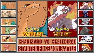 CHARIZARD vs SKELEDIRGE | Fire Starter Pokémon Battle [Pokémon Scarlet & Violet]