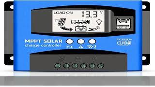 WERCHTAY 60A MPPT Solar Charge Controller 12v/24v Current Auto Focus MPPT Tracking Charge with LCD