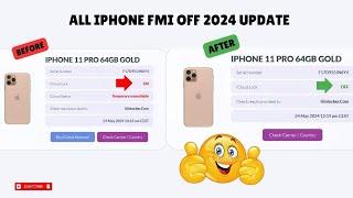 ALL iPhone OFF FMI in Open Menu 2024 Update ️ || Iphone 5S to 15 Pro Max OFF Find My Iphone