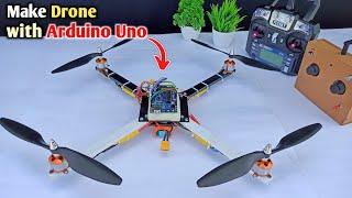 How to make Drone with Arduino | How to make drone at home | DIY Arduino Drone