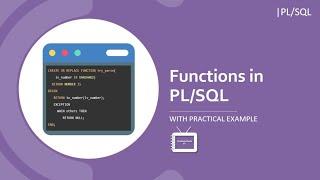 Functions in PL/SQL With Practical Example | PL/SQL Tutorial | TechnonTechTV