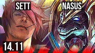 SETT vs NASUS (TOP) | 1100+ games, 6/2/9 | KR Master | 14.11