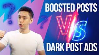 Facebook Boosted Post vs Dark Post Ads ($20,000 Experiment)