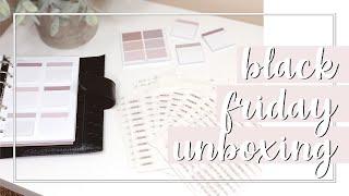 Black Friday Unboxing No.1 | Paperie Planning & Lucy Plans Life