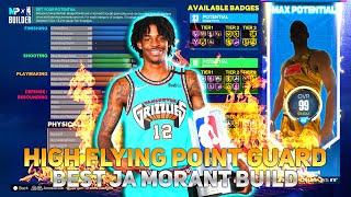 BEST JA MORANT BUILD NBA 2K23 NEXT GEN, COMES WITH ALL CONTACT DUNKS!!!