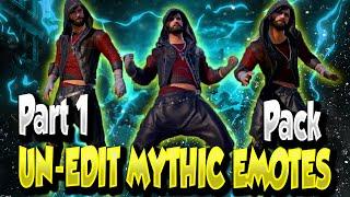 Un Edit Mythic Emotes Pack || PART 1 ||  Emotes Pack Pubg || Pubg Emotes Pack || Sarkar Editz