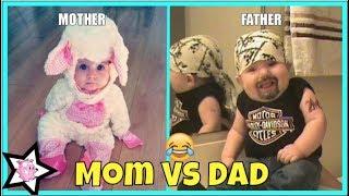 Mom Vs Dad Baby Care || Differences Between Mom And Dad Parenting
