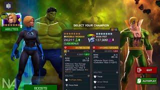 Invisible Woman Solos Spring of Sorrow Iron Fist for 2 Objectives