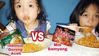 Mie Samyang Vs Indomie Goreng Aceh