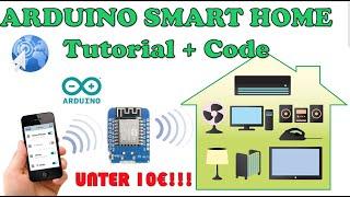Arduino project ESP8266 Smartphone steuern/schalten DIY SMART HOME WIFI Webserver Tutorial/Anleitung