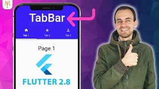 Flutter Tutorial - Tabbed AppBar [2022] Tabs, TabBar