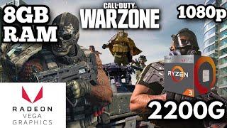 Call of Duty Warzone - Ryzen 3 2200G Vega 8 Gameplay