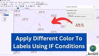 How To Apply Different Color To Labels Using IF Conditions  in ArcMap