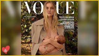 Breastfeeding Model Makes the Cover of Vogue Brazil | JWOWW GUEST HOSTS