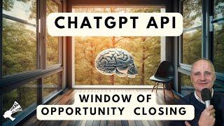 ChatGPT API - Jump In, Early Movers Advantage Before its Gone! It's Super Easy to Use #python