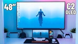 48" LG C2 OLED + PS5, Series X & PC | Gaming Setup TV Upgrade!