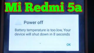 Mi Redmi 5a Battery Temperature is Too Low Problem | 100% Solution | Prime Telecom |