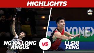 Courtside View: Ng Ka Long Angus vs Li Shi Feng | MS Finals German Open 2023