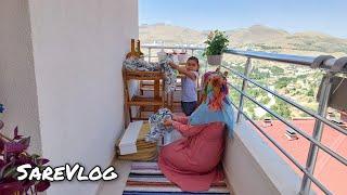 Sessiz VlogToprak İçinde Kalan Oturma Odası Temizliği/Balkon Düzenim ve Temizliği#vlog #clean