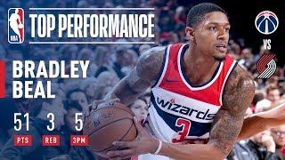 Bradley Beal Goes OFF For a Career-High 51 Points | December 5, 2017