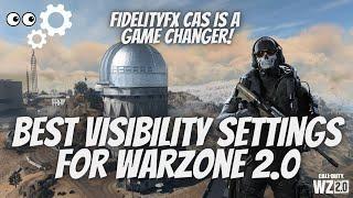 Best VISIBILITY Settings for WARZONE 2.0 FidelityFX is a game changer