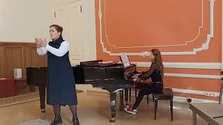 Julia Liubimova / Anna Sitnikova Н.Метнер "Песнь ночи", поэзия Ф.Тютчева