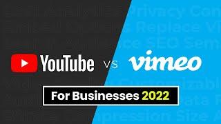 Why I don't recommend Vimeo in 2022 | Youtube vs. Vimeo - For Business