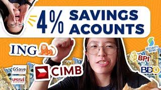 BEST HIGH INTEREST SAVINGS ACCOUNTS for Students & Beginners Philippines 2020 | CIMB, ING, BDO, BPI