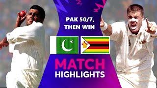 Waqar Younis's Devastating Bowling | Pakistan Secured Place in Final | Moin Khan Crucial Innings
