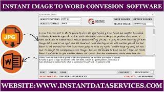 Image to Notepad Data Entry Software | Text Conversion | Converter Software