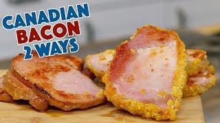 Canadian Makes Canadian Bacon Recipe  Peameal Bacon Back Bacon Recipe