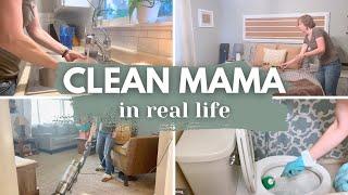 CLEAN MAMA Routine in REAL LIFE! | Keeping House in Real Life | Clean Mama Vlog