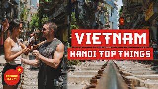 First Impressions of HANOI (With Prices) | Train Street is WILD   | Vlog 4 of 11