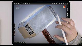 Sculpting Mjølnir (Thor’s Hammer) in Nomad Sculpt