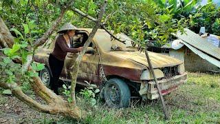 She RESTORES a 40-Year-Old Abandoned Car to Its Former Glory!