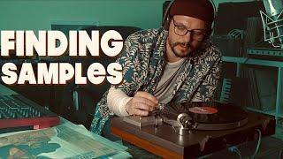 Chopping Jazz and Soul records for samples and beatmaking