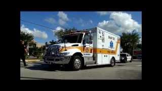 davie FL fire rescue paramedics 65 responding