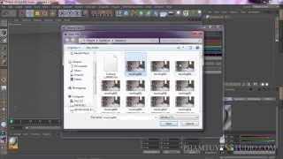 How to import images sequence in Cinema 4D