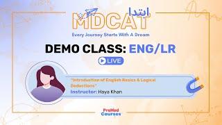 MDCAT Ibtida Demo Class: English/LR by Haya Khan !