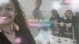 how to do split / slide transition | after effects