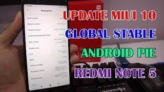 MIUI 10 Global Stable 10.3.1.0 Android Pie Redmi Note 5 Dirilis Update Sekarang!!