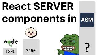 I reimplemented REACT SERVER COMPONENTS in ASSEMBLY