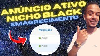 Anuncio de EMAGRECIMENTO Facebook ADS 2021 Campanha NICHO BLACK