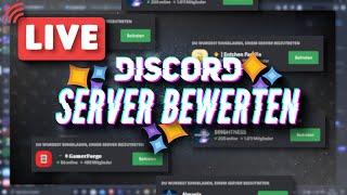 DISCORD SERVER BEWERTEN LIVE MIT EUCH!