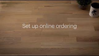 Set up online ordering